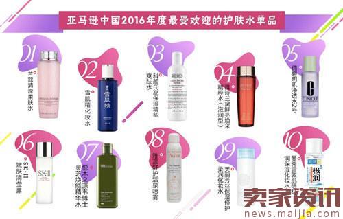 亚马逊中国2016年度美妆护肤品报告