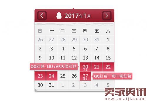 腾讯发布春节QQ红包玩法:将派发2.5亿现金